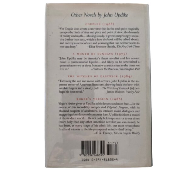 S. a Novel by John Updike Novel 1988 1st Edition 1st Print Knopf Book HC DJ - Picture 6 of 16